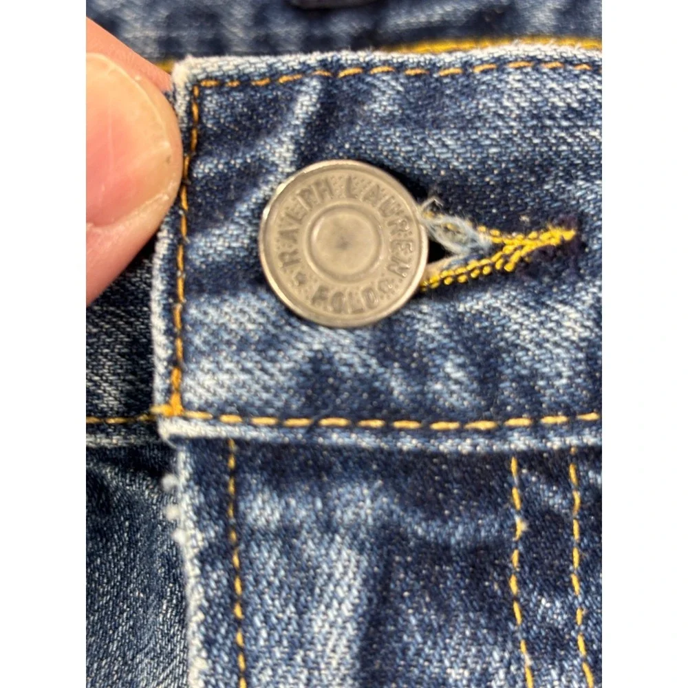 Polo Ralph Lauren Men's Varick Slim Straight Denim Blue Jeans Size 34/30